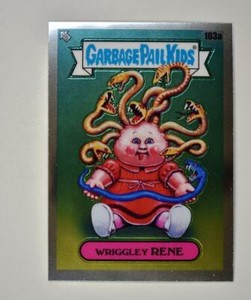 2020 Garbage Pail Kids Chrome Base #103a WRIGGLEY RENE