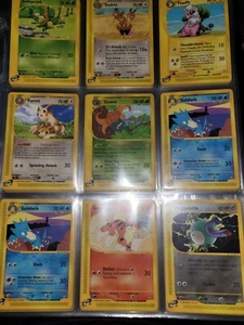 Pokemon WOTC Aquapolis Complete Non-Holo Common/Uncommon L@@K NM 107 cards - Bild 1 von 12