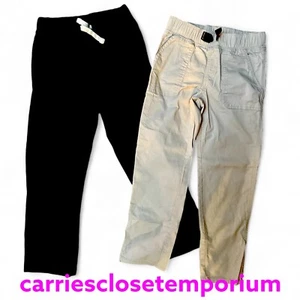 Lot Of 2 Pair Cat & Jack Dress Pants Khaki & Navy Blue Size 8 Youth Preowned - Picture 1 of 15
