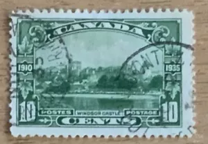 CANADÁ 1935 JUBILEO DE PLATA 10 CENTAVOS SG339 CDS USADO .CAT £10 - Imagen 1 de 1