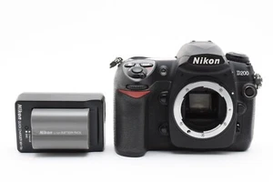 Corpo fotocamera reflex digitale Nikon D200 nero con batteria dal Giappone (e... - Foto 1 di 12