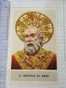 SANTINO HOLY CARD S. Nicola di Bari F13 ^