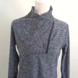 New Balance Anticipate Half Zip Asymmetrischer Pullover Langarm Blau Large - Bild 1 von 8