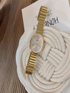 NEW Women’s Gold Or Silver Elegant Retro Vintage Luxury Oval Watch gifts - Picture 1 of 5