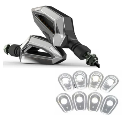 For KAWASAKI Z650/800/900/1000 NINJA 650 / 400 LED Turn Signal & Adapter Spacers - Image 1 of 4