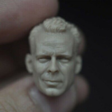 1:12 Bruce Willis Head Sculpt Male Carving For 6" SHF Mafex Action Figure Body