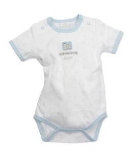Baby Body "Sweet little family" - hellblau - Größe 62 - Bild 1 von 2