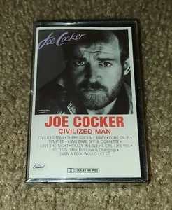 Joe Cocker - Civilized Man Cassette Tape - Still Sealed New - Picture 1 of 3