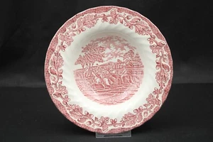 Myotts Country Life rot Suppenteller Pasta Teller Englisches Porzellan Ø 22 cm - Bild 1 von 4