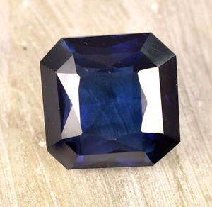Piedra preciosa suelta certificada zafiro azul ceilán natural de corte fino de 16,65 quilates AAA+ W153 - Imagen 1 de 8