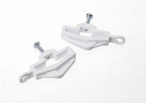 2 Universal CURTAIN TRACK END STOPS endstops stoppers