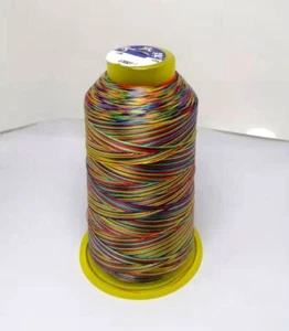 Polyester Sewing Thread Rainbow Color Weaving Floss High Speed Threads 3000Yards - Picture 1 of 31