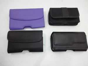 4 Cell Phone Pouch Horizontal  Holster Belt Clip - Picture 1 of 2