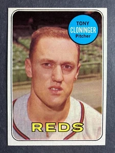 1969 Topps #492 Tony Cloninger (Cincinnati Reds) - Picture 1 of 2