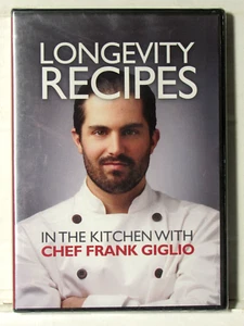 NEW Longevity Recipes Frank Giglio David Wolfe DVD Elixirs for Health NEW + FREE - Imagen 1 de 3