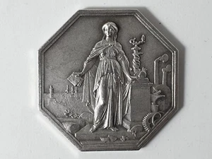 Médaille jeton Société Générale de Crédit Industriel et Commercial 1859 ARGENT - Foto 1 di 7