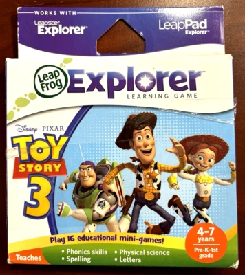 LeapFrog LeapPad Explorer Learning System: Toy Story 3, Leap Pad 1 2 3 GS Ul NEW - Image 1 of 4