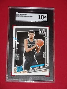 2023 - 2024 Donruss Victor Wembanyama Rated Rookie SGC 10 GEM MINT #220 RC - Picture 1 of 2