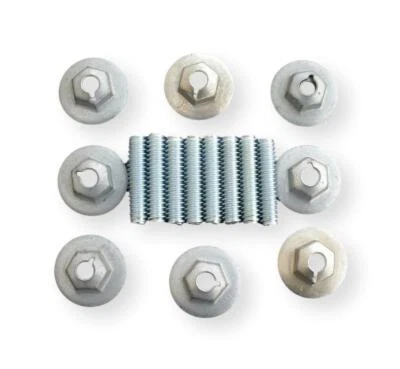 57 Chevy Hood Bar Stud & Nut Set 1957 Chevrolet New - Image 1 of 2