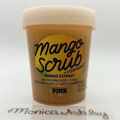 Victoria’s Secret PINK Mango Scrub Nourishing Body Scrub 10 oz – NEW - Image 1 of 3