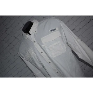 Camisa Columbia PFG Performance Equipo de Pesca Para Hombre Talla 2XL Blanca Nylon Ventilada - Imagen 1 de 8