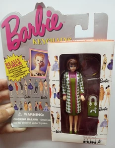 1996 Vintage BARBIE  KEYCHAIN 705-0 Mattel Basic Fun Poodle Parade - Picture 1 of 4