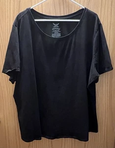 Schwarzes kurzärmliges Damen-T-Shirt Größe 5X Faded Glory - Bild 1 von 3