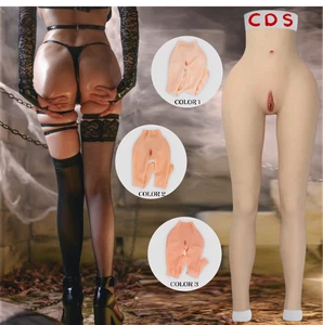 Silicone Underwear Shorts Panty Fake Vagina Transgender For Crossdresser - Picture 1 of 31