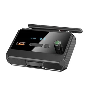 BBluetooth Audio Music Wireless Receiver 3.5mm AUX Home Car Handsfree Adapter - Photo 1/12