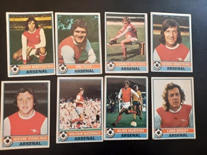 ARSENAL TOPPS FOOTBALL KARTEN rote Rückseite 1977 x 8 - Bild 1 von 1