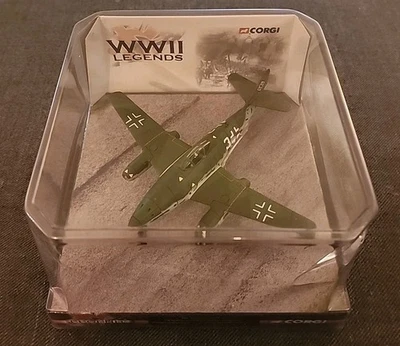 Corgi WWII Legends ME 262 1A White 3 Adolf Galland JV44 Model Airplane 1:72 - Image 1 of 4