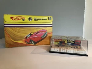Vintage Hot Wheels 12 Car Collector's Case Mattel 1968 Vinyl W/Custom Rod Case - Picture 1 of 15