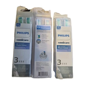 2 Packs Philips Sonicare Genuine C2 Optimal Plaque Control (6 Total) White New - Picture 1 of 12