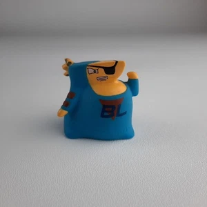 Figura Homestar Runner Blue Laser Commander Cheat Commando de basura inofensiva - Imagen 1 de 5