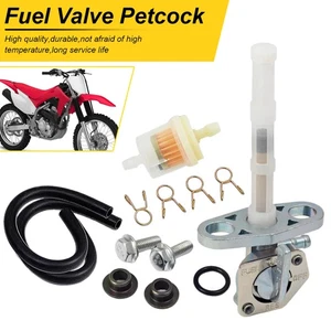 Fuel Petcock Gas Valve Oil Fuel Filter For Honda XR/ CRF50 70 80 100 150 230 F/R - Foto 1 di 16