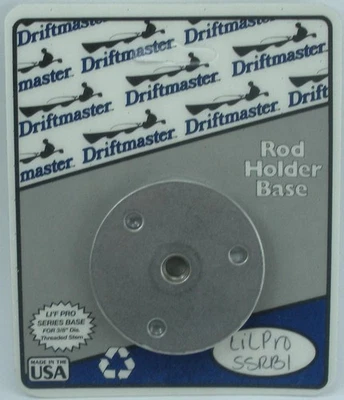 Base de montaje empotrado redonda Driftmaster SSRB-1 se adapta a 3/8" de diámetro Vástago Foto 1 de 2