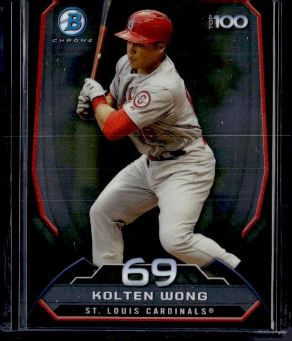 2014 Bowman #BTP-69 Kolten Wong Top 100 Prospects - Image 1 of 2