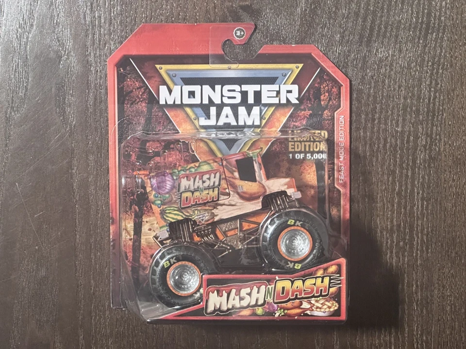2025 SPIN MASTER MONSTER JAM MASH N DASH THANKSGIVING MONSTER FOOD TRUCK NEW  - image 1 of 1