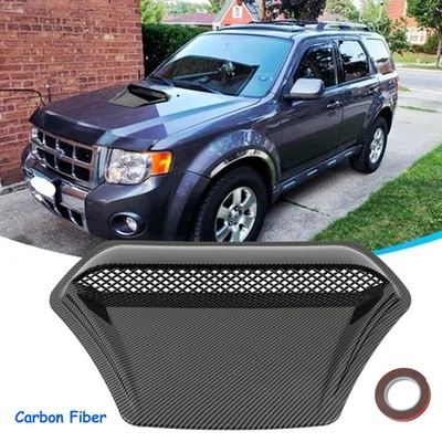 Cubierta de moldura de admisión de flujo de aire para capó de carbono para Ford Escape Foto 1 de 4