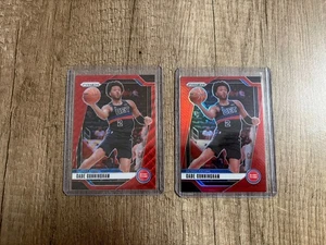 Panini Cade Cunningham Prizm Red /299 + Rad Wave 2024-25 Pistons NBA Lot - Bild 1 von 4