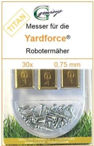 30 Titan Ersatz-Messer Qualitäts-Klingen 0,75mm für FLORABEST Mähroboter - Bild 1 von 3