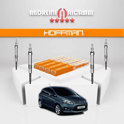 KIT 4 CANDELETTE FORD C-MAX II 1.6 TDCi 85KW 115CV 2011 -> GE121A - Immagine 1 di 3