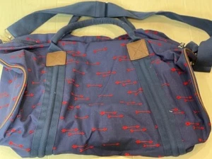 SLOANE RANGER DUFFLE BAG- NAVY WITH RED ARROWS NEW WITH TAGS - Picture 1 of 1