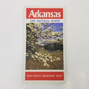 Vintage Arkansas State Highway Map 1990 - Picture 1 of 5