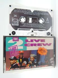 2A THE 2 LIVE CREW Live In Concert Cassette Tape Rap Hip Hop Effect Records - Picture 1 of 1