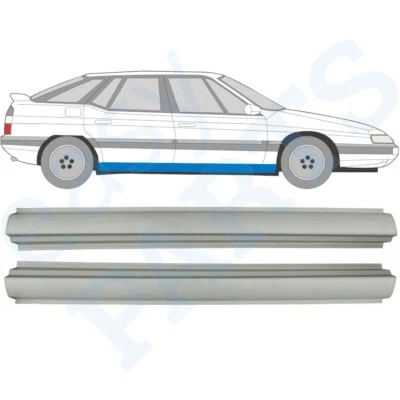 Citroen XM 1989-2000 Tôle de Réparation de Seuil / Droite = Gauche / Paire - Immagine 1 di 2