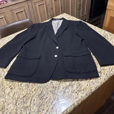 Chaqueta/Ablazer Grande 100% Cachemira Vintage Para Hombre Botones Temáticos Vanderbilt Cpix Foto 1 de 4