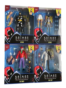 MCFARLANE BATMAN ANIMATED SERIES MAXIE ZEUS Set - Batman Joker Two-Face Batgirl - Picture 1 of 9