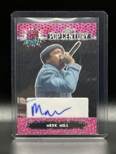 Meek Mill 2023 Leaf Pop Century Autograph Card # /5 Signature Auto