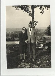 91419 FOTOGRAFIA ORIGINALE COLLINE DI VERONA SI VEDE AUTO FIAT  - Imagen 1 de 1